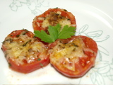 baked tomato with parmesan cheese